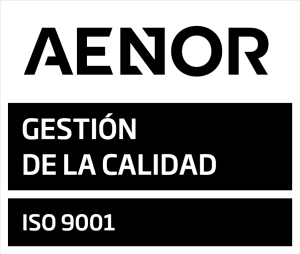 Sello AENOR GESTION DE LA CALIDAD ISO 9001
