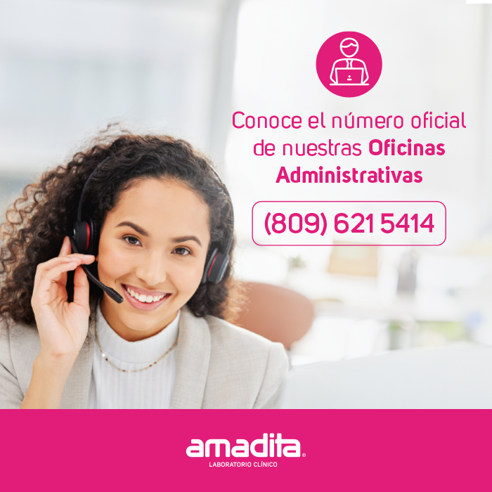 Número oficial Oficinas Administrativas Amadita